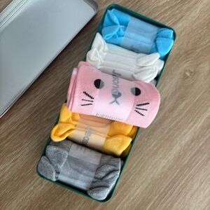 5 Pack Women's Cat Socks